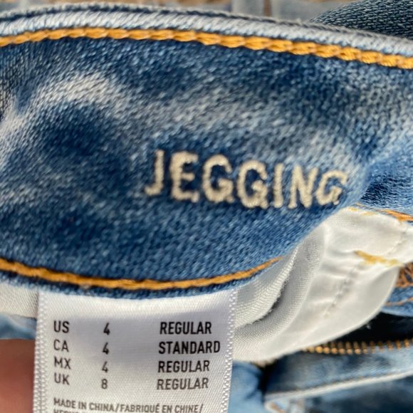 AMERICAN EAGLE RIPPED JEGGINS - Picture 3 of 5